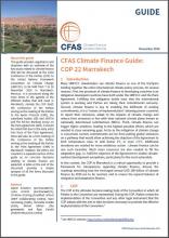 COVER CFAS Climate Finance Guide 2016