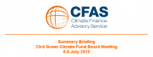 Summary Briefing 23rd Green Climate Fund Board Meeting 6-8 July 2019